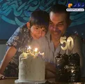 جشن تولد 50سالگی پیمان معادی + عکس