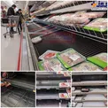 بحران کمبود گوشت در سوپرمارکت‌ها به خاطر کرونا/عکس