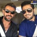 تبریک آقای بازیگر برای تولد امین حیایی/عکس
