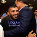 عکس/ محسن مسلمان در آغوش آقای گل