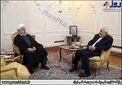 رعایت فاصله اجتماعی توسط ظریف و روحانی!+عکس
