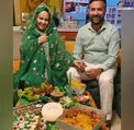 ظاهر آنچنانی بهاره رهنما در کنار سفره افطار + عکس
