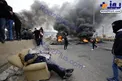 مسدود کردن ورودی شهر طرابلس لبنان از سوی معترضان + عکس