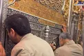 عکس/ توسل حاج قاسم در حرم حضرت علمدار