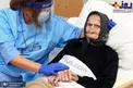 نجات پیرزن ۹۹ ساله از کرونا+عکس