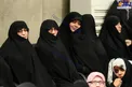 خانم بازیگر در دیدار قاریان قرآن با رهبر انقلاب+عکس