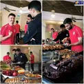 غذا خوردن بازیکنان تیم ملی در هتل گراند حیات/عکس