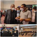 بازدید سرزده وزیر بهداشت از مرکز واکسیناسیون/عکس