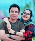 ژست صمیمانه عمو پورنگ و خواهرزاده اش+عکس