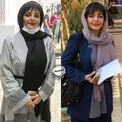 ساره بیات با استایلی جدید در پشت صحنه سریال گیسو/عکس