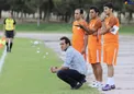 نمایی جالب از علی کریمی در تمرین امروز
