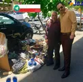 عکس متفاوت بازیگر مشهور در خیابان