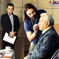 مهران مدیری در اتاق گریم سریال هیولا/عکس