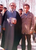 عکس/ پیمان جبلی در کنار آیت الله مهدوی کنی
