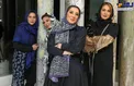 تیپ فریبا نادری و دیگر زنان بازیگر در پشت صحنه شام ایرانی/عکس