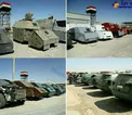 يک پاركينگ پر از خودروی انتحاری داعش كشف شد +عكس