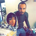 عکسی دیگر از امیرحسین رستمی با گریم‌زنانه