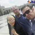 خانم و آقای بازیگر در حرم امام رضا+عکس