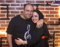 عکس عاشقانه بازیگر زن معروف و همسرش