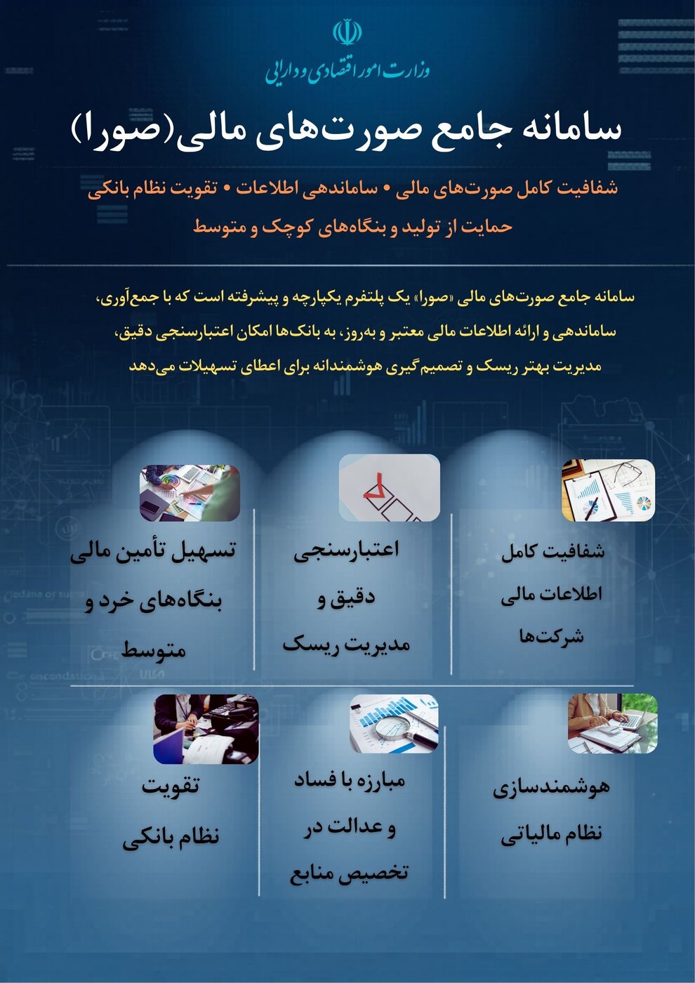 صورا؛ شفافیت مالی، اقتصاد مقاوم