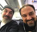 ظاهر تغییریافته و عجیب بازیگر مشهور در راه فرانکفورت+عکس