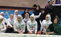 خانم بازیگر در اردوی دختران ملى‌پوش ‎والیبال نشسته ایران/عکس