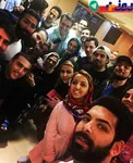 عکس جالبی از عوامل یک سریال معروف