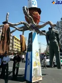 نمادی از داعش در راهپیمایی روز قدس+ عکس