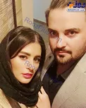 آقای بازیگر بی حاشیه در کنار همسرش+عکس
