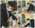 عاشقانه زن و شوهر سالمند در اورژانس مبتلایان به کرونا/عکس