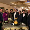 جشن تولد علی دایی در منزلش با حضور خواننده مشهور +عکس