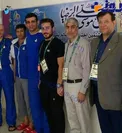 پيژامه عجيب عبدولي براي دريافت جايزه مدال المپيك+عكس