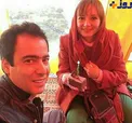 تیپ دیده نشده زن و شوهر بازیگر در یک عکس
