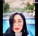 سارا منجزی پور لب استخر+ عکس