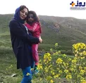 گردش یکتا ناصر و دخترش در طبیعت/عکس