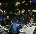 خانم بازیگر و همسرش در رستورانی متفاوت + عکس