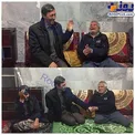 عکس/اشک خوشحالی مددجوی نابینا پس از دعوت شدن به حرم امام رضا(ع)