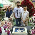 تیپ متفاوت افسانه بایگان در جشن تولد منوچهر هادی/عکس
