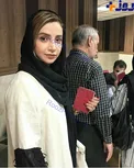خانم بازیگر در صف رأی + عکس