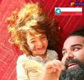 ژست زیبا و جالب خواننده مشهور و دخترش+ عکس
