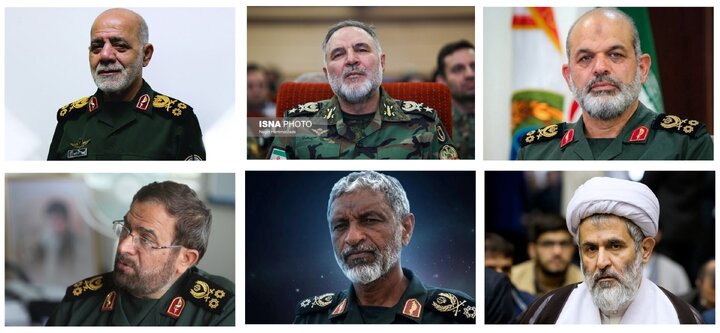 نگاهی به کارنامه سوابق منصوبان جدید در نیروهای مسلح نگاهی به کارنامه سوابق منصوبان جدید در نیروهای مسلح