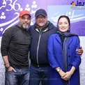 تیپ جدید و متفات رامبد جوان و نگار جواهریان در جشنواره فجر+عکس