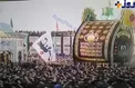 نخل برداری عصر عاشورا - اشکذر یزد +عکس