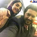 سلفی دیده نشده و عجیب حامد بهداد با خانم بازیگر