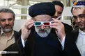 عینک عجیب حجت الاسلام رئیسی!/عکس