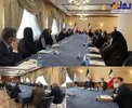 نشست قالیباف با تجار و بازرگانان در مسکو+عکس