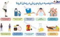 اینفوگرافیک/ ۱۰توصیه درباره ورزش در زمان کرونا