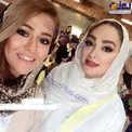 میکاپ متفاوت خانم بازیگر در یک مراسم زنانه+عکس