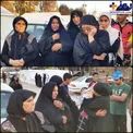 بهنوش بختیاری در میان اهالی مناطق سیل زده پلدختر/عکس