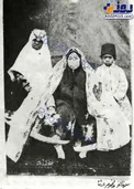 نوکر و ندیمه کودک مادر ناصرالدین شاه /عکس